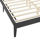 Modway Sirocco Rattan and Wood King Platform Bed - Black-9