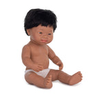 Miniland Anatomically Correct 15" Baby Doll - Down Syndrome Hispanic Boy-This doll belongs to our Miniland Dolls collection that promotes the value of equality within kids regardless of their race, gender or condition