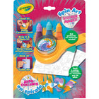 Crayola - Autocollants en spirale-Bricolage d'autocollants pour enfants : cet ensemble permet de bricoler des autocollants et comprend 1 créateur d'autocollants, 40 autocollants et 3 bouteilles d'encre