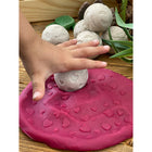 Yellow Door Roll Around Feel Calm 6-Piece Set-The set includes 6 round rollers making patterns of fish shoal, waves, clouds, feathers, stars, and hearts.