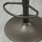HOMCOM - Tabourets de bar modernes pivotants et réglables - brun - paquet de 2-Repose-pieds 
