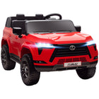 Qaba 12V Licensed Lexus GX550 Electric Car with 2-Seater - Red-Officially licensed Lexus GX550 offers a realistic and luxurious driving experience 
