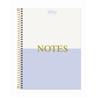 Hilroy Notebook - Two Tone Hardcover Ntbk - 160 pages - 10-7/8" H x 7-7/8" W - Assorted Colours-Hardcover