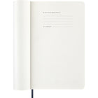 Moleskine - 2026 Agenda semainier Classic 12-mois à couverture souple - 5 po x 8.25 po - Bleu Saphir-Outils pratiques : calendrier, planification de voyages, idées et objectifs, pages lignées pour les notes