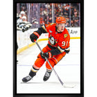 Leo Carlsson Anaheim Ducks - Framed Canvas - 22" x 31"-Premium canvas print with gallery-wrapped edges