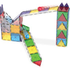 Magna-Tiles Rail Racers Deluxe 90-Piece Magnetic Construction Set-Superior Quality: MAGNA-TILES pieces are made from food-grade, non-toxic MABS plastic that are free from BPAs, phthalates, and latex. Our magnets are selected with kids in mind, letting them easily pull apart tiles for safe, frustration-free building