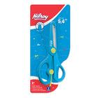 Hilroy Training 5" Scissors With Help System - Blunt Tip - Blue-Blunt tip: Rounded tip prevents accidental pokes and scratches