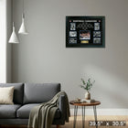 Montreal Canadiens Stanley Cup Dynasty Collage - Framed Print - 39" x 30"-Ready to hang - arrives fully assembled