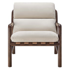 Modway - Paxton Fronde en bois Président - Noyer en tissu des dunes-8
