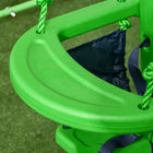 Outsunny - Portique en métal avec harnais de sécurité pour jardin, extérieur, aire de jeux - vert-Assemblage requis