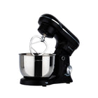 Culinary Chef - Malaxeur sur socle rétro à 8 vitesses - 4,5 L - Noir-Rotation planétaire pour un mélange complet