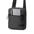 Bugatti Madison Crossbody Bag - Grey-Dimensions: 7.5" L x 8.75" H x 2.5" W 