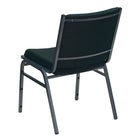 Flash Furniture HERCULES Series Heavy Duty Stack Chair - Green Patterned Fabric-Stacks up to 12 Chairs High