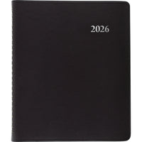 Staples 2026 Weekly/Monthly Planner - 8-3/4" H x 6-7/8" W - Black - Bilingual-14 months: December 2025 - January 2027