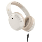 Edifier W820NB Plus Wireless Over-Ear Headphones - LDAC Hi-Res -49dB ANC BT 6.1 Multipoint Spatial Sound with Fast Charging - Ivory-Experience the upgraded noise cancellation with ANC depth of up to -43dB