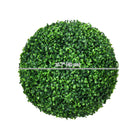 HOMCOM - Boules topiaires artificielles en buis 15,7 po - vert - lot de 2-Polyvalent pour la maison, le bureau ou l’extérieur 