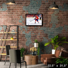 Matthew Tkachuk Panthers 2025 Playoffs - Framed Canvas - 22" x 31"-Officially licensed by the NHL and NHLPA