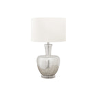 Monarch Specialties - Luminaire - 26 po H Lampe De Table - Verre Argent - Abat-Jour Ivoire / Crème - Contemporain - Moderne-Cette lampe de table contemporaine de 26 pouces de haut, dotée d'un élégant corps en verre argenté sur une base en acrylique transparent et d'un élégant abat-jour en tissu ivoire, est parfaite pour ajouter une touche de sophistication à n'importe quelle pièce