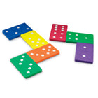Learning ResourcesMD – Jeu d’apprentissage des mathématiques, dominos jumbos en mousse-Groupe d’âge et niveau : Enfants de 5 à 7 ans, de la maternelle à la 2e année