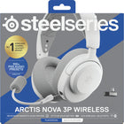 SteelSeries Arctis Nova 3P Wireless Gaming Headset for PlayStation 5 - White-Presets for cod, fortnite, and more: Control your audio using the mobile app to hear footsteps better in game. Unlock total audio control with 200+ game presets in the Arctis Companion