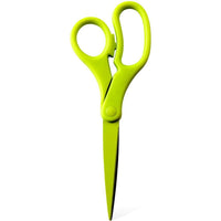 JAM Paper Heavy Duty Multi-Purpose Precision Scissors - 8" - Lime Green-All-Purpose Straight Blade Scissors | Colour: Fluorescent Lime Green