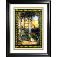 Stained Glass - Framed Print - 28" x 36"-High-quality art print professionally matted and framed