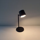 Dainolite Tram Modern Desk Lamp - Matte Black-Table stand height adjustable by 5.75 inches