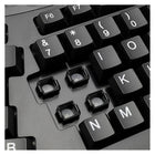 Adesso - 1500GB combo clavier et souris ergonomiques, disposition bilingue anglais/français pour le Canada-Souris laser de précision avec contrôle DPI - DPI réglable à 800/1200/1600 pour une navigation fluide sur toutes les surfaces