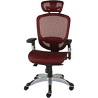 Staples - Fauteuil fonctionnel pivotant ergonomique en mailles Hyken - Rouge-Chaise de bureau judicieuse pour n’importe quel espace de bureau