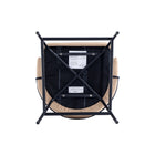 Manhattan Comfort Gracie 22" Modern Leatherette Upholstered Counter Stool - Tan and Black - 2 Pack-30 Day Limited Manufacturer's Warranty