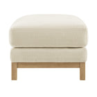 Modway Roscoe Fabric Ottoman - Ivory-Assembly Required