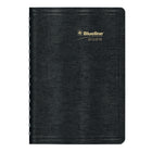 Blueline 2026 Essential Weekly Planner - 8" x 6-1/2" - Black - Bilingual-Appointment schedule from 7:00 a.m. to 7:30 p.m. in 30-minute intervals, for full week