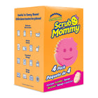Scrub Daddy Scrub Mommy - Pink - 4 Pack-Scratch-free: Safe to use on over 25 surfaces, including non-stick cookware, stainless steel, glass, and more