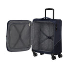 American Tourister SummerRide Expandable Spinner Carry On - Navy-Integrated TSA-approved lock provides added security when checking in your luggage
