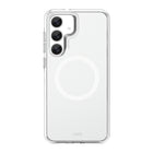 AXS Crystal Shield D3O Magsafe Compatible Phone Case for Samsung Galaxy S25 FE - Clear- Anti-UV material offers a crystal clear design displaying the original design of your phone 