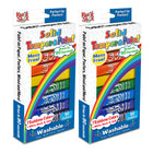 Kwik Stix Tempera Paint Sticks - Rainbow Colours - 10 Colours/Pack - 2 Pack-Kwik Stix Paints: Kwik Stix Tempera Paint sticks take the mess out of painting while keeping all the fun. These quick drying paints dry in under 90 seconds, providing mess free fun for kids of all ages.