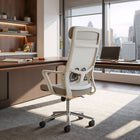 Zuo Jett High Back Office Chair - Light Grey-Dimensions: 26.0" L x 26.0" W x 50.8" H