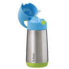 b.box - Insulated Drink Bottle - 350ml - Ocean Breeze-Double-wall insulation keeps drinks hot or cold for hours.