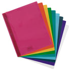 Staples - Couverture de rapport en poly avec cordon - vert citron-0,2 mm d'épaisseur