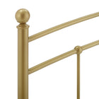 Modway Abigail Metal Queen Headboard - Gold-7 Mounting Positions