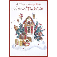 Rosedale Christmas Greeting Cards/Envelopes - 5-1/2" x 8" - Across The Miles - 12 Pack-Premium quality greeting cards