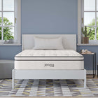 Modway Jenna 12" Innerspring and Foam Full Mattress-10" Individually Wrapped Coils