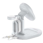 OtterBox 7.5 W 3-in-1 Charging Station with MagSafe - White-No-slip, weighted design holds stand in place as you click iPhone on and off with one hand