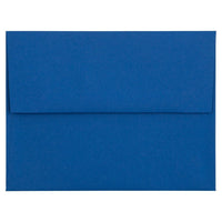 JAM Paper Enveloppes format livret à fermeture gommée, 4 3/8 x 5 3/4 po, bleu présidentiel, paq./100-Bleu présidentiel