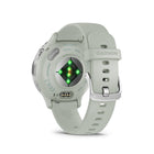 Garmin - Venu 3S - 41mm Lunette Silver en acier inoxydable avec boîtier vert sauge et bracelet en silicone vert sauge-7