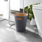 Umbra Woodrow Waste Can - Charcoal-No Rim
