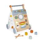 Janod Sweet Cocoon Multi Activity Baby Walker-Includes 9 activities like a wire track, maze, and xylophone.
