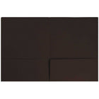 JAM Paper Premium Matte Coloured Cardstock Two-Pocket Presentation Folders - Chocolate Brown - 6 Pack-Size: 9 x 12 inches