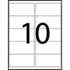 Avery Waterproof Labels - 2" x 4" - 500 Pack-Recommended for laser printers only
