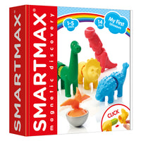 SmartMax My First SmartMax Dinosaurs - 14 Piece Set-A fun STEM Focused Animal Building Set for Ages 1-5